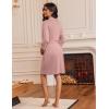 image:imageEkouaer Robes for Women Knee Length Bathrobe Lightweight Kimono Robe 34 Sleeve Loungewear Soft Sleepwear with Pockets SXXLMisty Rose