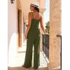 image:imageEkouaer Women Jumpsuits Casual Boho Overalls Sleeveless Spaghetti Strap Long Pants Romper with PocketsGreen