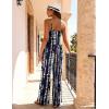 image:imageEkouaer Women Jumpsuits Casual Boho Overalls Sleeveless Spaghetti Strap Long Pants Romper with PocketsTie Dye Black White