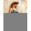 image:imageEkouaer Women Jumpsuits Casual Boho Overalls Sleeveless Spaghetti Strap Long Pants Romper with PocketsTie Dye Grey Pink