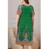 image:imageEkouaer Women Robe Zipper Front Mumu Duster Robes Zip Up Housecoat Soft Sleepwear with PocketsFeather Green