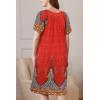 image:imageEkouaer Women Robe Zipper Front Mumu Duster Robes Zip Up Housecoat Soft Sleepwear with PocketsFeather Red