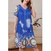 image:imageEkouaer Women Robe Zipper Front Mumu Duster Robes Zip Up Housecoat Soft Sleepwear with PocketsMandola