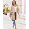 image:imageEkouaer Women Zipper Robe Lightweight House Coat Zipper Front Short Bathrobes Soft Nightgown with Pockets S3XLKhaki