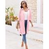 image:imageEkouaer Women Zipper Robe Lightweight House Coat Zipper Front Short Bathrobes Soft Nightgown with Pockets S3XLPink