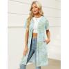 image:imageEkouaer Women Zipper Robes Waffle Short Bathrobe Lightweight House Coat with Pockets Soft Nightgown S3XLDaisy Breeze