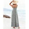 image:imageEkouaer Womens Casual Overalls Loose Wide Leg Jumpsuits Summer Boho Floral Printed Baggy Rompers with PocketsA White Floral