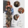 image:imageEkouaer Womens Casual Overalls Loose Wide Leg Jumpsuits Summer Boho Floral Printed Baggy Rompers with PocketsBlack Bohemian