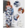 image:imageEkouaer Womens Casual Overalls Loose Wide Leg Jumpsuits Summer Boho Floral Printed Baggy Rompers with PocketsGrey Boho Print