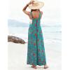 image:imageEkouaer Womens Casual Overalls Loose Wide Leg Jumpsuits Summer Boho Floral Printed Baggy Rompers with PocketsLake Blue Floral