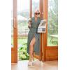 image:imageEkouaer Womens Robe Long Bathrobe Lightweight Soft Knit Kimono Robes Ladies Casual Sleepwear S3XLArmy Green