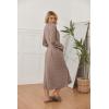 image:imageEkouaer Womens Robe Long Bathrobe Lightweight Soft Knit Kimono Robes Ladies Casual Sleepwear S3XLBrown