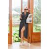 image:imageEkouaer Womens Robe Long Bathrobe Lightweight Soft Knit Kimono Robes Ladies Casual Sleepwear S3XLGray