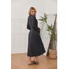image:imageEkouaer Womens Robe Long Bathrobe Lightweight Soft Knit Kimono Robes Ladies Casual Sleepwear S3XLGray