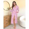 image:imageEkouaer Womens Robe Long Knit Kimono Bathrobe Lightweight Sleepwear Soft Ladies Loungewear with Pockets SXXLPink Love