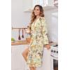 image:imageEkouaer Womens Robe Long Knit Kimono Bathrobe Lightweight Sleepwear Soft Ladies Loungewear with Pockets SXXLZebra