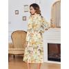 image:imageEkouaer Womens Robe Long Knit Kimono Bathrobe Lightweight Sleepwear Soft Ladies Loungewear with Pockets SXXLZebra