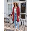 image:imageEkouaer Womens Zipper Robes Long Sleeves Bathobe Soft House Coat Sleepwear Knee Length Loungewear with Pockets SXXL