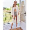 image:imageEkouaer Zipper Robes for Women Long Knit Bathrobes Lightweight Full Length Housecoat with Pockets Nightgown S3XLWhite