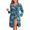 Blue Green Floral