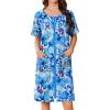 Dark Blue Floral