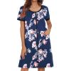 Navy Blue Floral