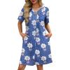 Blue Leopard Floral