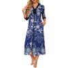 Blue Ethnic Floral