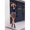 image:imageEKOUAER Deep V Neck Shirts for Women Long Sleeve Thermal Tops Slim Fit Lightweight Undershirts Soft Low Cut Tees XSXXLNavy Blue