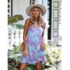 image:imageEkouaer 2 Pack Nightgown for Womens Nightshirt Sleepwear Sleep Tank Chemise Racerback Sleeveless Dress2 Packpuple Tie Dyestar Print