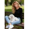 image:imageEkouaer 3 Pack Women Long Sleeve Crew Neck Shirts Basic Thermal Tops Slim Fit Ruch Side Tees Going Out Layering Thirts XSXXLBlackWhitePink