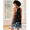 image:imageEkouaer Nightgown for Women Sleeveless Sleepwear Lightweight Racerback Sleep Shirt Pleated V Neck Night Dress Short ChemiseButtfly Print