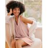 image:imageEkouaer Nightgown for Women Sleeveless Sleepwear Lightweight Racerback Sleep Shirt Pleated V Neck Night Dress Short ChemiseLight Pink