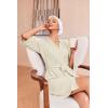 image:imageEkouaer Robes for Women Waffle Knit Bathrobe Soft Lightweight Knee Length Loungewear SXXLApricot