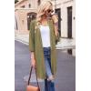 image:imageEkouaer Robes for Women Waffle Knit Bathrobe Soft Lightweight Knee Length Loungewear SXXLArmy Green