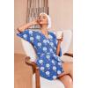 image:imageEkouaer Robes for Women Waffle Knit Bathrobe Soft Lightweight Knee Length Loungewear SXXLFloral Leopard Blue