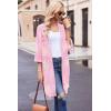 image:imageEkouaer Robes for Women Waffle Knit Bathrobe Soft Lightweight Knee Length Loungewear SXXLFloral Pink