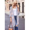 image:imageEkouaer Robes for Women Waffle Knit Bathrobe Soft Lightweight Knee Length Loungewear SXXLFloral Purple