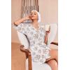 image:imageEkouaer Robes for Women Waffle Knit Bathrobe Soft Lightweight Knee Length Loungewear SXXLFloral White