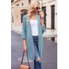image:imageEkouaer Robes for Women Waffle Knit Bathrobe Soft Lightweight Knee Length Loungewear SXXLLight Blue