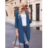 image:imageEkouaer Robes for Women Waffle Knit Bathrobe Soft Lightweight Knee Length Loungewear SXXLRoyal Blue