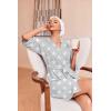 image:imageEkouaer Robes for Women Waffle Knit Bathrobe Soft Lightweight Knee Length Loungewear SXXLStar Gray