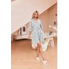 image:imageEkouaer Robes for Women Waffle Knit Bathrobe Soft Lightweight Knee Length Loungewear SXXLStar Gray