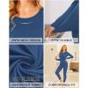 image:imageEkouaer Thermal Underwear for Women Long Johns Sets Base Layer Lightweight 2 Pieces Pajams SetBlue