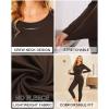 image:imageEkouaer Thermal Underwear for Women Long Johns Sets Base Layer Lightweight 2 Pieces Pajams SetDark Brown