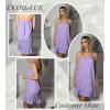 image:imageEkouaer Towel Wrap for Women With Velcro Ruffle Shower Wrap Spa Robes For Women Lightweight Knee Length Sauna RobePurple