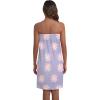 image:imageEkouaer Waffle Robes For Women Bath Wraps Lightweight Knee Length Soft Shower Robe with Pocket SLFloral Blue