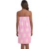 image:imageEkouaer Waffle Robes For Women Bath Wraps Lightweight Knee Length Soft Shower Robe with Pocket SLFloral Pink