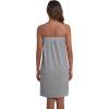image:imageEkouaer Waffle Robes For Women Bath Wraps Lightweight Knee Length Soft Shower Robe with Pocket SLGray