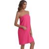 image:imageEkouaer Waffle Robes For Women Bath Wraps Lightweight Knee Length Soft Shower Robe with Pocket SLHot Pink